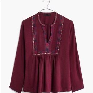 Madewell popover top